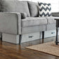 Set of 2 Underbed Storage Bag Gray FredCo