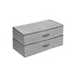 Set of 2 Underbed Storage Bag Gray FredCo