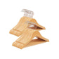 Set of 20 Kid’s Natural & Rose Gold Solid Wood Hangers FredCo