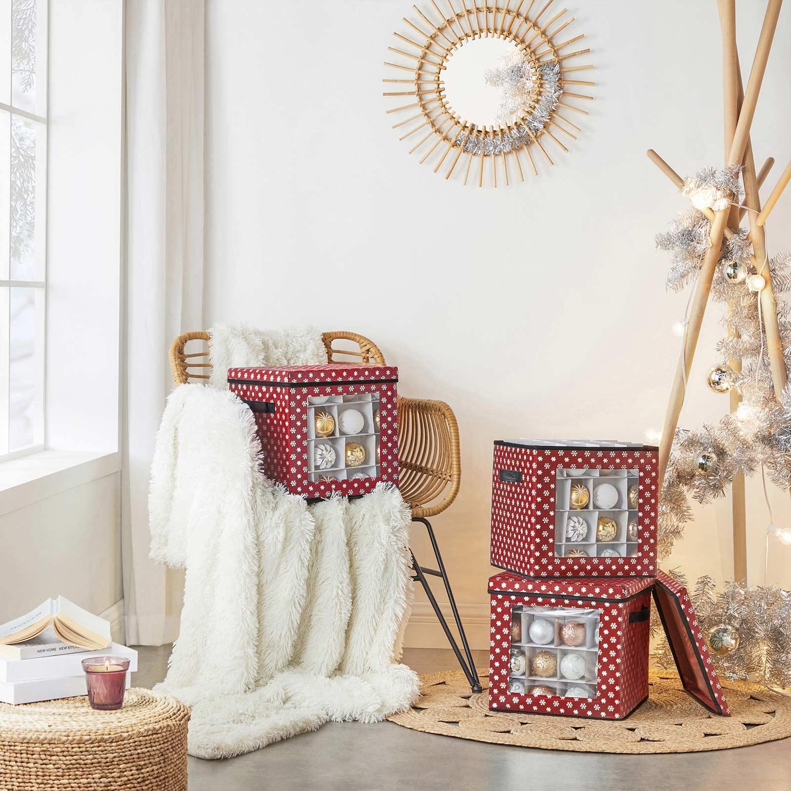 Set of 3 Storage Box for Christmas & Holiday FredCo