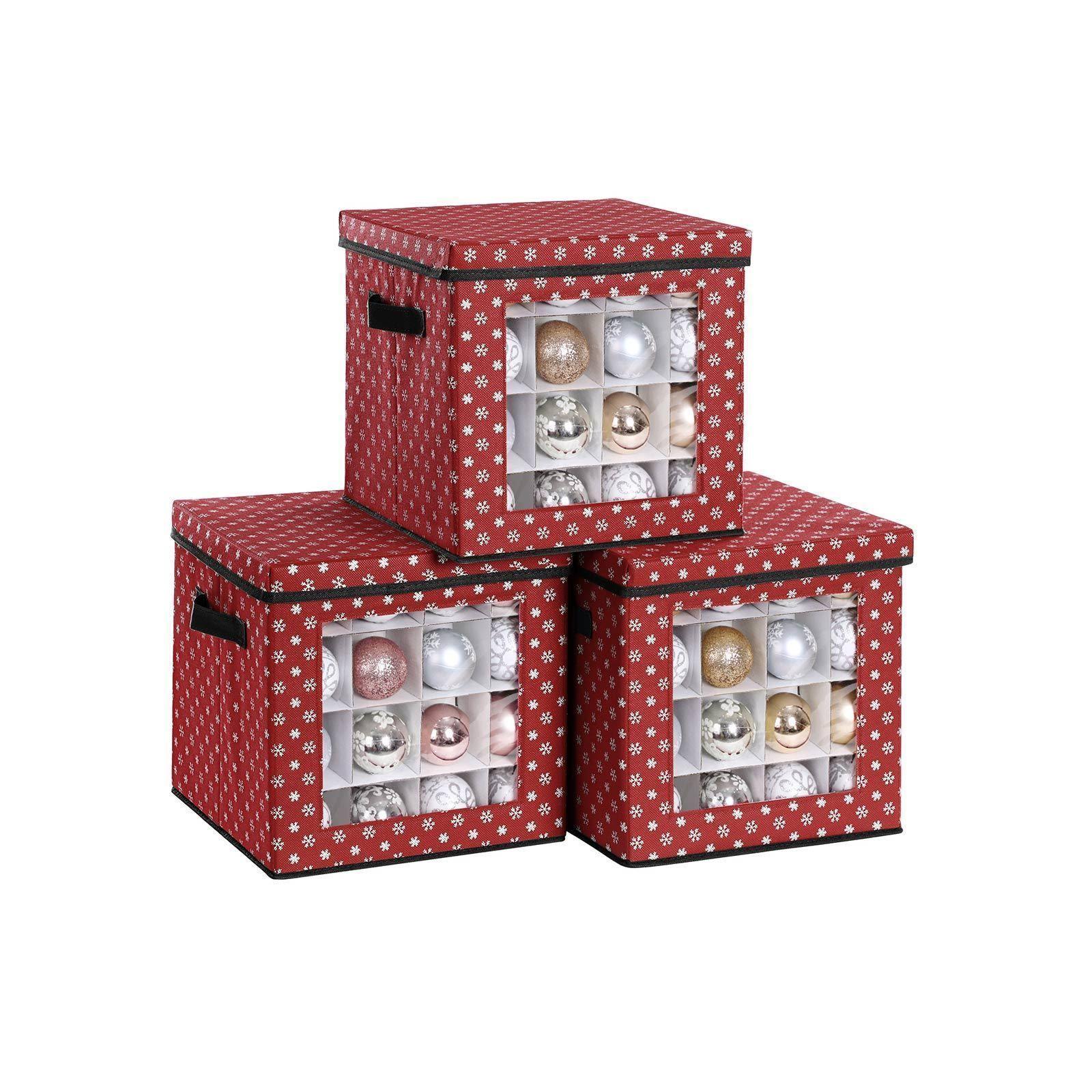 Set of 3 Storage Box for Christmas & Holiday FredCo
