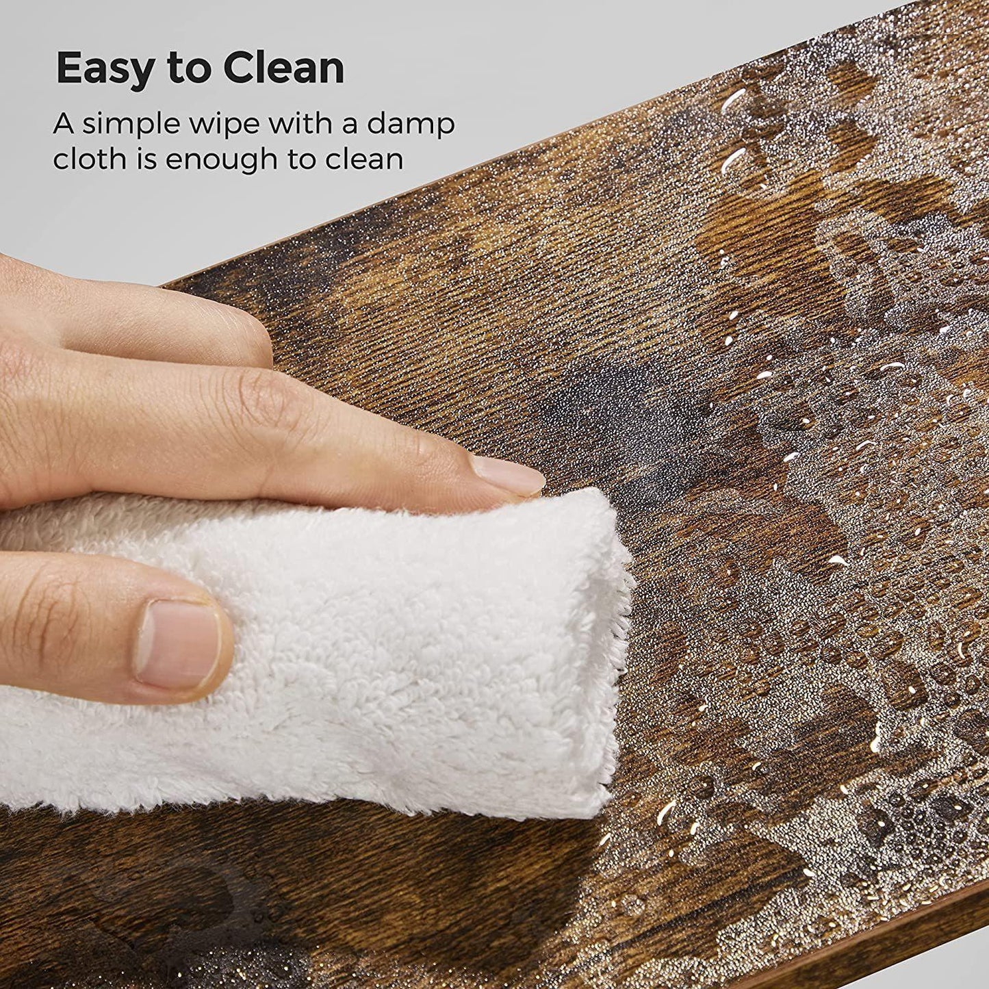 Set of 4 Brown Counter Organizer Shelves for Kitchen FredCo