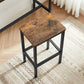 Set of 4 Industrial Brown Bar Stools FredCo