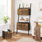 Set of 6 Brown & Black Folding Storage Box FredCo