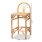Seville Modern and Contemporary Natural Finished Rattan Counter Stool FredCo