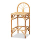 Seville Modern and Contemporary Natural Finished Rattan Counter Stool FredCo