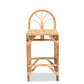 Seville Modern and Contemporary Natural Finished Rattan Counter Stool FredCo
