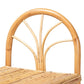 Seville Modern and Contemporary Natural Finished Rattan Counter Stool FredCo