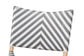 Shai Modern French Grey and White Weaving and Natural Rattan Bistro Chair FredCo