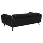Shania 3-piece Track Arms Living Room Set Black 509921-S3 Coaster FredCo