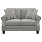 Sheldon Upholstered Living Room Set with Rolled Arms Grey 506871-S3 Coaster FredCo