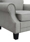Sheldon Upholstered Living Room Set with Rolled Arms Grey 506871-S3 Coaster FredCo