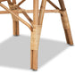 Sheraton Modern and Contemporary Natural Finished Rattan Armchair FredCo