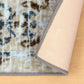 Shiloh Non-Slip Foldable Distressed Medallion Nylon Rug FredCo