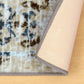 Shiloh Non-Slip Foldable Distressed Medallion Nylon Rug FredCo