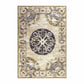 Shiloh Non-Slip Foldable Distressed Medallion Nylon Rug FredCo
