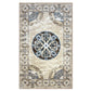 Shiloh Non-Slip Foldable Distressed Medallion Nylon Rug FredCo