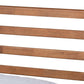 Shiro Mid-Century Modern Ash Walnut Finished Wood Queen Size Platform Bed FredCo