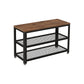 Shoe Bench Hazelnut Brown and Black FredCo