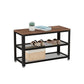 Shoe Bench Hazelnut Brown and Black FredCo