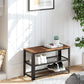 Shoe Bench Hazelnut Brown and Black FredCo