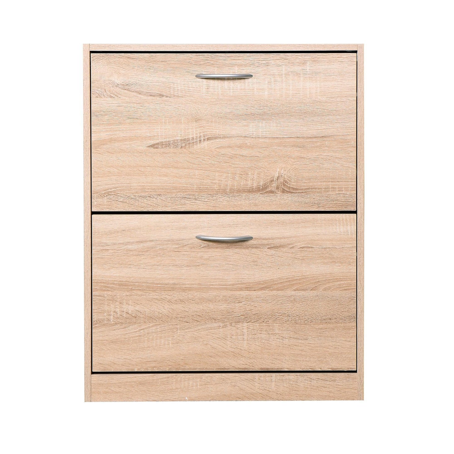 Shoe Cabinet for Entryway, White Shoe Storage 20.94x9.45x43.11 inch FredCo