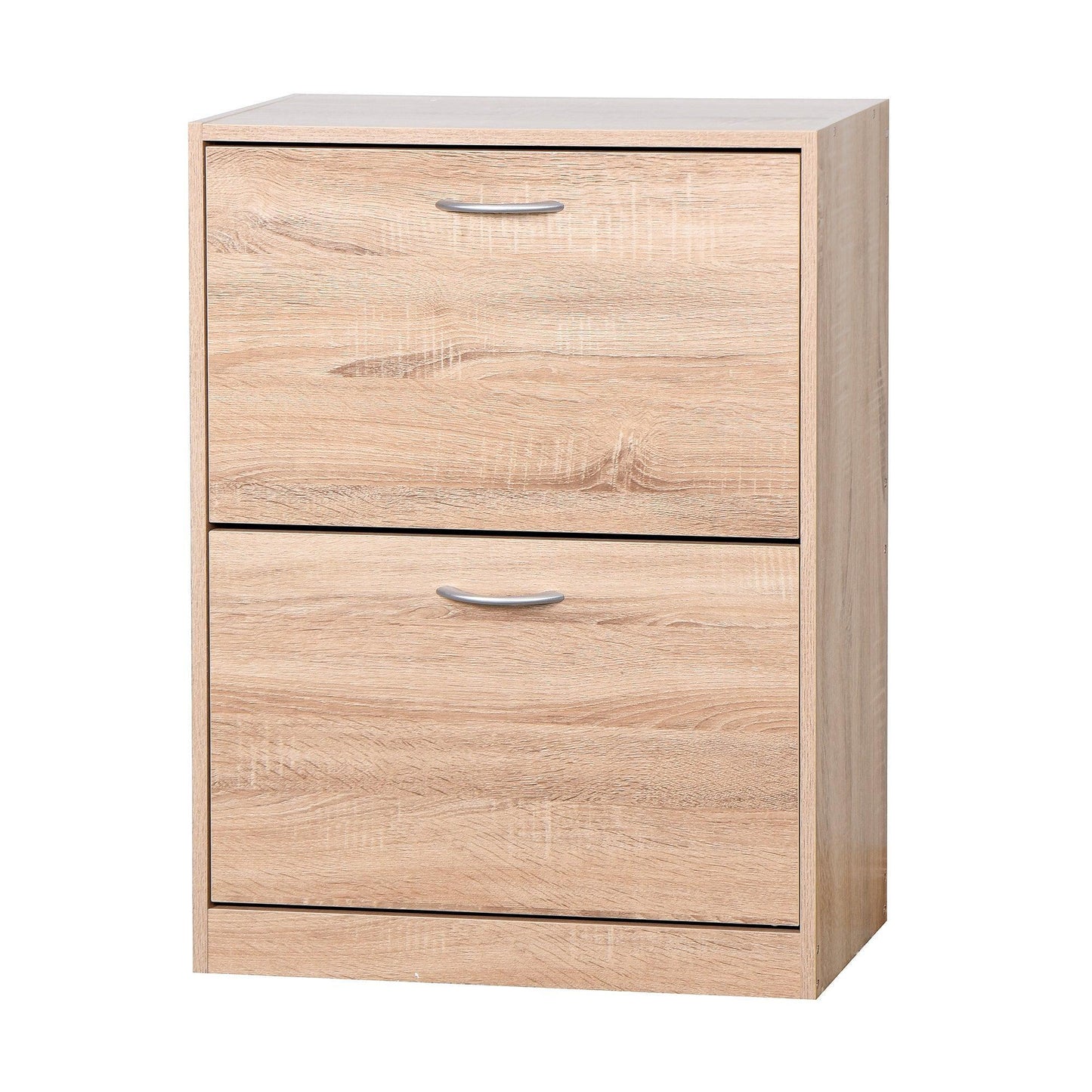 Shoe Cabinet for Entryway, White Shoe Storage 20.94x9.45x43.11 inch FredCo