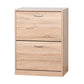 Shoe Cabinet for Entryway, White Shoe Storage 20.94x9.45x43.11 inch FredCo