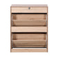 Shoe Cabinet for Entryway, White Shoe Storage 20.94x9.45x43.11 inch FredCo