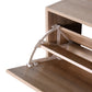 Shoe Cabinet for Entryway, White Shoe Storage 20.94x9.45x43.11 inch FredCo