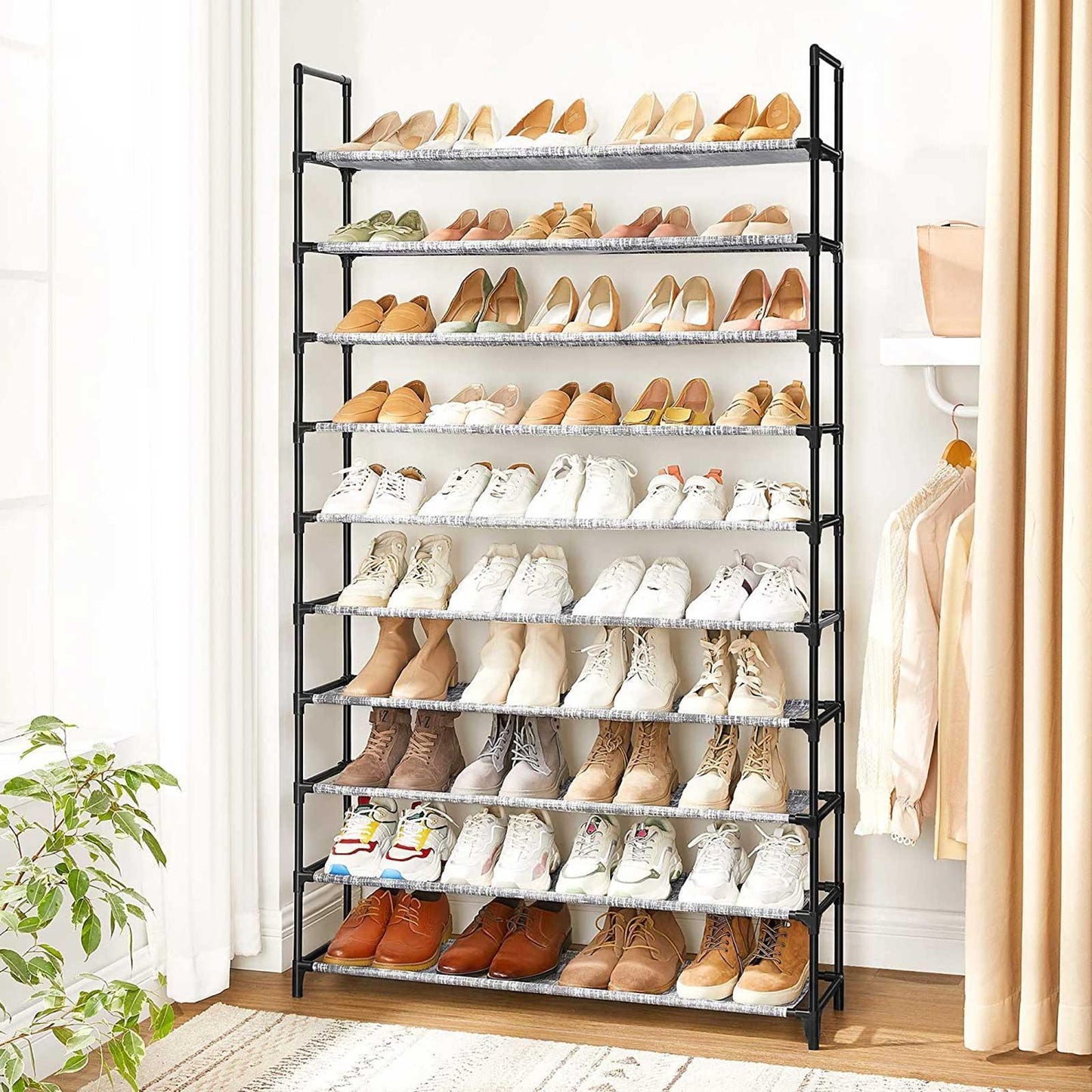Shoe Rack Gray FredCo
