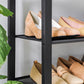 Shoe Rack Hazelnut Brown and Black FredCo