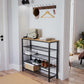 Shoe Rack Honey Brown and Black FredCo