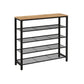Shoe Rack Honey Brown and Black FredCo