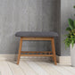 Shoe Rack Living Room Bamboo Storage 23.6 x 12 x 17.3 inch FredCo