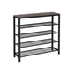Shoe Rack Rustic Brown and Black FredCo