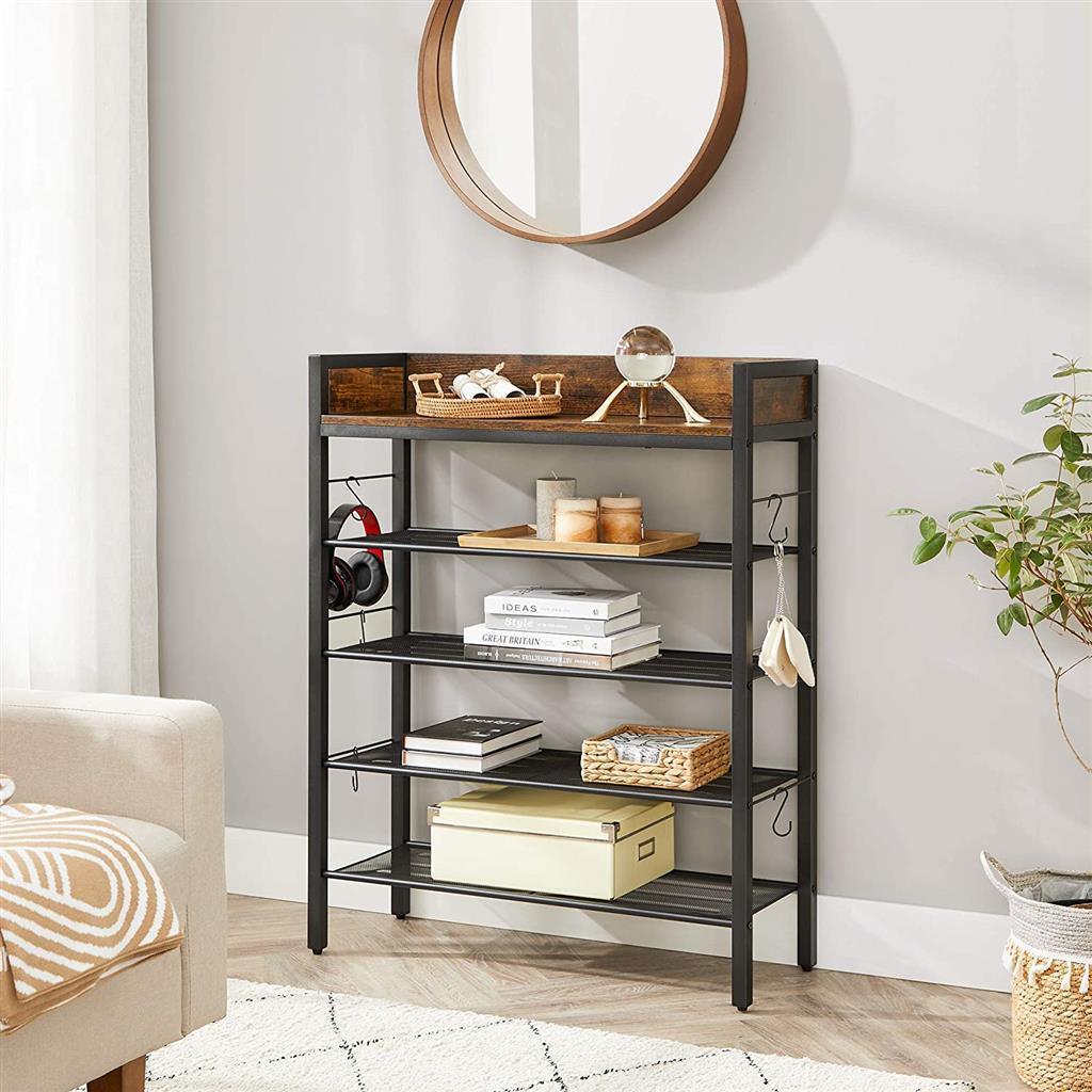 Shoe Rack Storage Organizer, 14 pairs FredCo