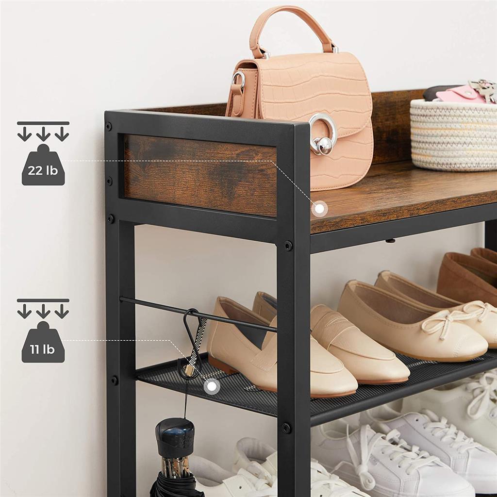 Shoe Rack Storage Organizer, 14 pairs FredCo