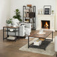 Side Table Rustic Brown FredCo