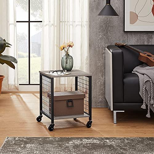 Side Table with Lockable Wheels FredCo