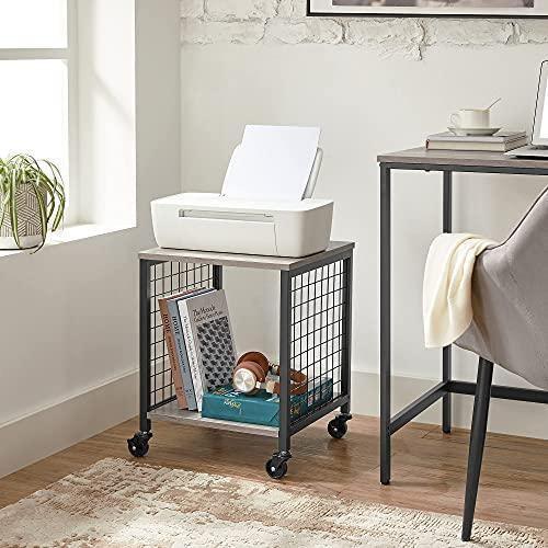 Side Table with Lockable Wheels FredCo