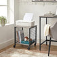 Side Table with Lockable Wheels FredCo