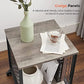 Side Table with Lockable Wheels FredCo