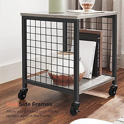 Side Table with Lockable Wheels FredCo