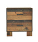 Sidney 2-drawer Nightstand Rustic Pine 223142 Coaster FredCo