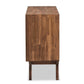 Sierra Mid-Century Modern Brown Wood 6-Drawer Dresser FredCo