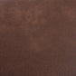 Sigrid Mid-Century Modern Dark Brown Faux Leather Effect Fabric Upholstered Antique Oak Finished Wood Ottoman FredCo