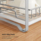 Silver 2-Tier Dish Drainer with Knife Holder FredCo
