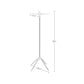 Silver Clothes Drying Rack with Rotary Arms FredCo