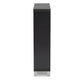Simms Modern and contemporary Dark Grey Finished Wood Shoe Storage Cabinet with 4 Fold-Out Racks FredCo
